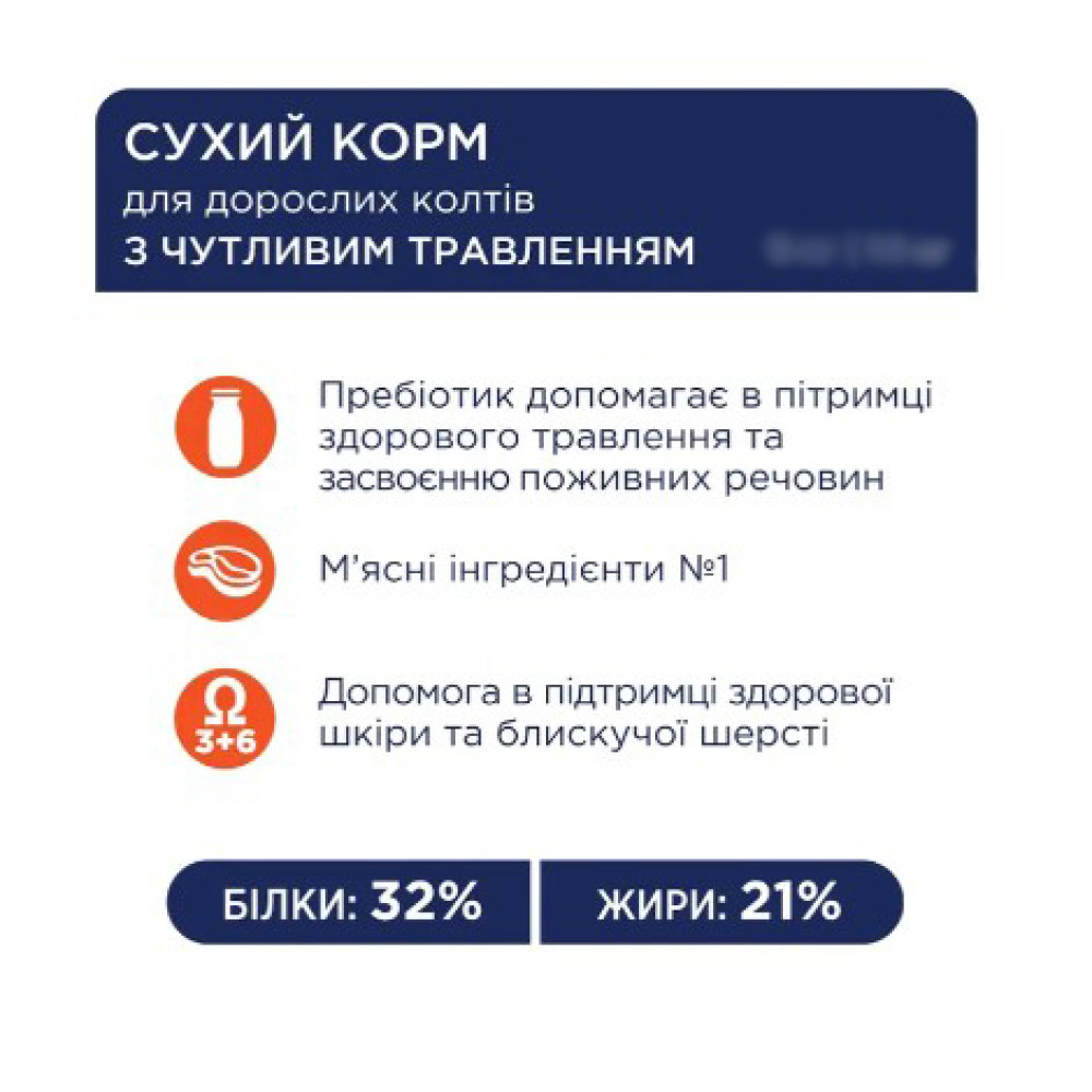 Сухий корм для кішок з чутливим травленням Club 4 Paws Premium (курка) 2 (кг)