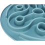 Миска-килимок Trixie силіконова для повільного годування ø 28 см (блакитна)