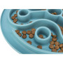 Миска-килимок Trixie силіконова для повільного годування ø 28 см (блакитна)