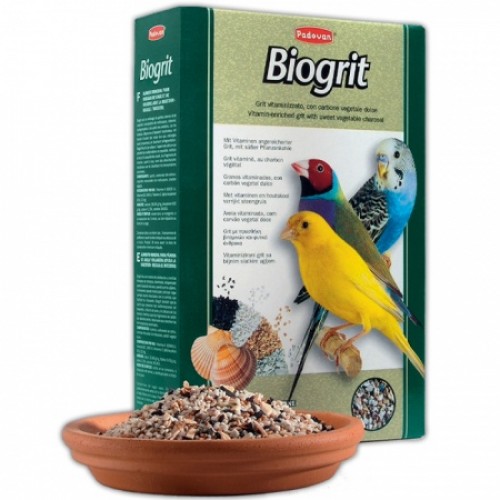 Минеральная подкормка Padovan Biogrit для декоративных птиц 700 г