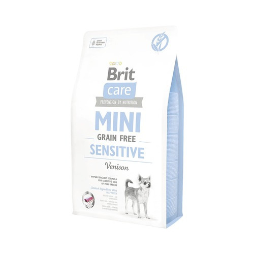 Сухой корм Brit Care Mini Grain Free Sensitive для взрослых собак миниатюрных пород с чувствительным пищеварением 2 кг