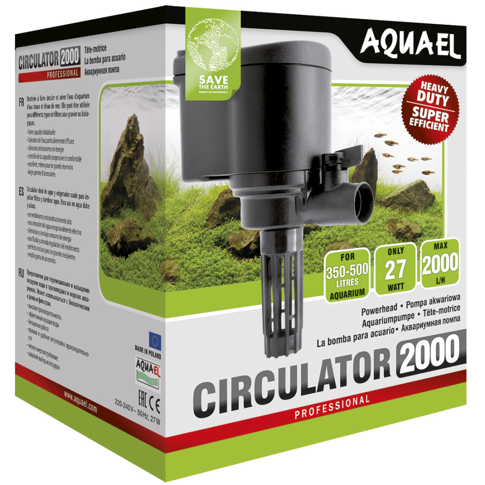 Помпа для акваріума AquaEl Circulator 2000 до 500 л