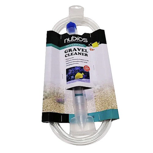 Очиститель для грунта в аквариуме (Сифон) NUBIOS GC-M-B (40мм х 330 мм, L 150 см)