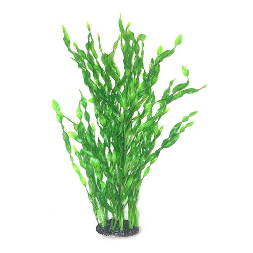 Штучна рослина для акваріума Aquatic Plants "Vallisneria" зелена рясна 60 см