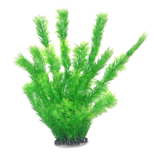 Штучна рослина для акваріума Aquatic Plants "Foxtail" зелена рясна 60 см