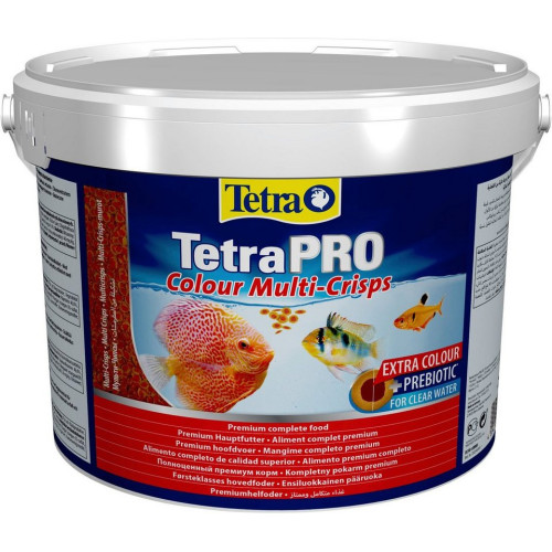 Корм TetraPRO Colour Multi-Crisps для акваріумних риб для фарбування в чіпсах 10 л (2.1 кг)