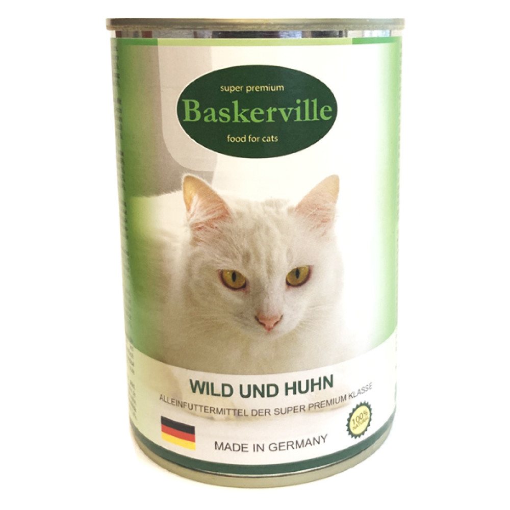 Консерва для кошек Baskerville (Баскервиль) оленина с курицей 400 (г)
