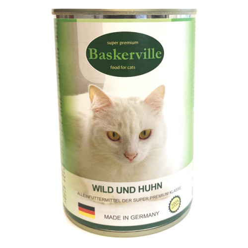 Консерва для кішок Baskerville (Баскервіль) оленина з куркою  200 (г)