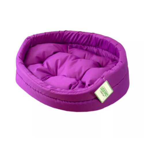 Лежак для собак и кошек Звезда №1 "Luсky Pet", фиолетовый, 35х45см