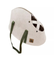 Сумка-переноска Бельканто №2 "Lucky Pet" для собак, бежевая, 52х31х30 см