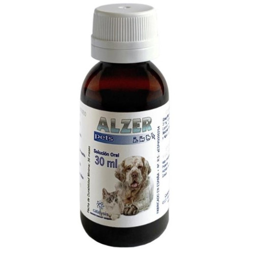 Препарат для підтримки мозкової діяльності вікових тварин Catalysis S.L. ALZER Pets 30 мл (Альцер петс)
