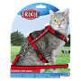 Trixie Шлейка для кішки, вельвет з вишивкою