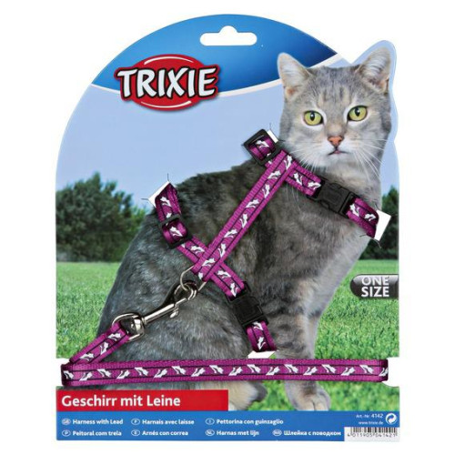  Trixie Шлейка с поводком для кошки