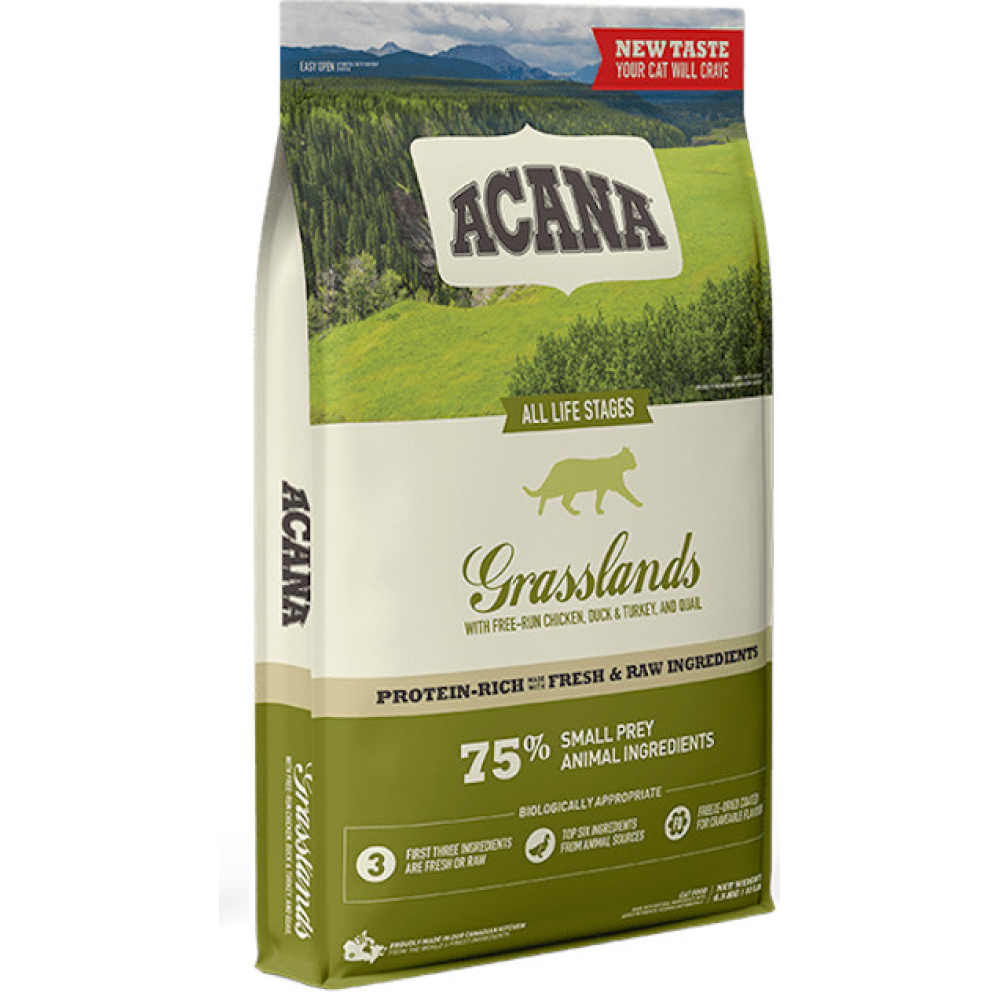 Сухий корм для кішок всіх порід ACANA Grasslands Cat 4.5 кг