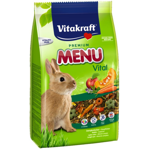 Корм для кроликов Vitakraft  Menu Vital  1 (кг)