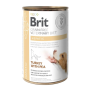 Вологий корм для собак Brit VetDiets Dog Hepatiс із захворюванням печінки, 400 г (індичка та горошок)