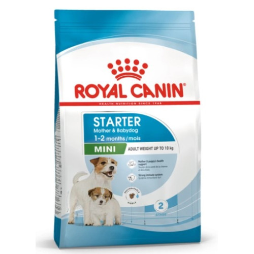 Сухой полнорационный корм Royal Canin Mini Starter для щенков и кормящих собак мини пород