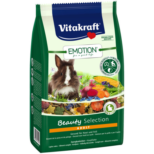 Корм для кроликов Vitakraft Emotion Beauty Selection Adult 1,5кг.