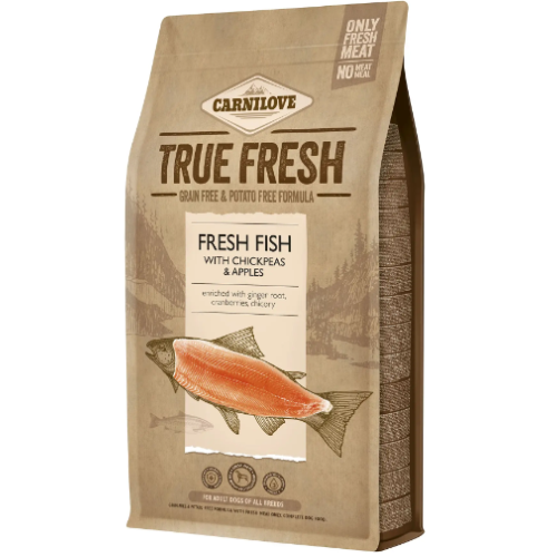 Сухий корм для дорослих собак усіх порід Carnilove True Fresh FISH for Adult dogs 1,4 кг (риба)