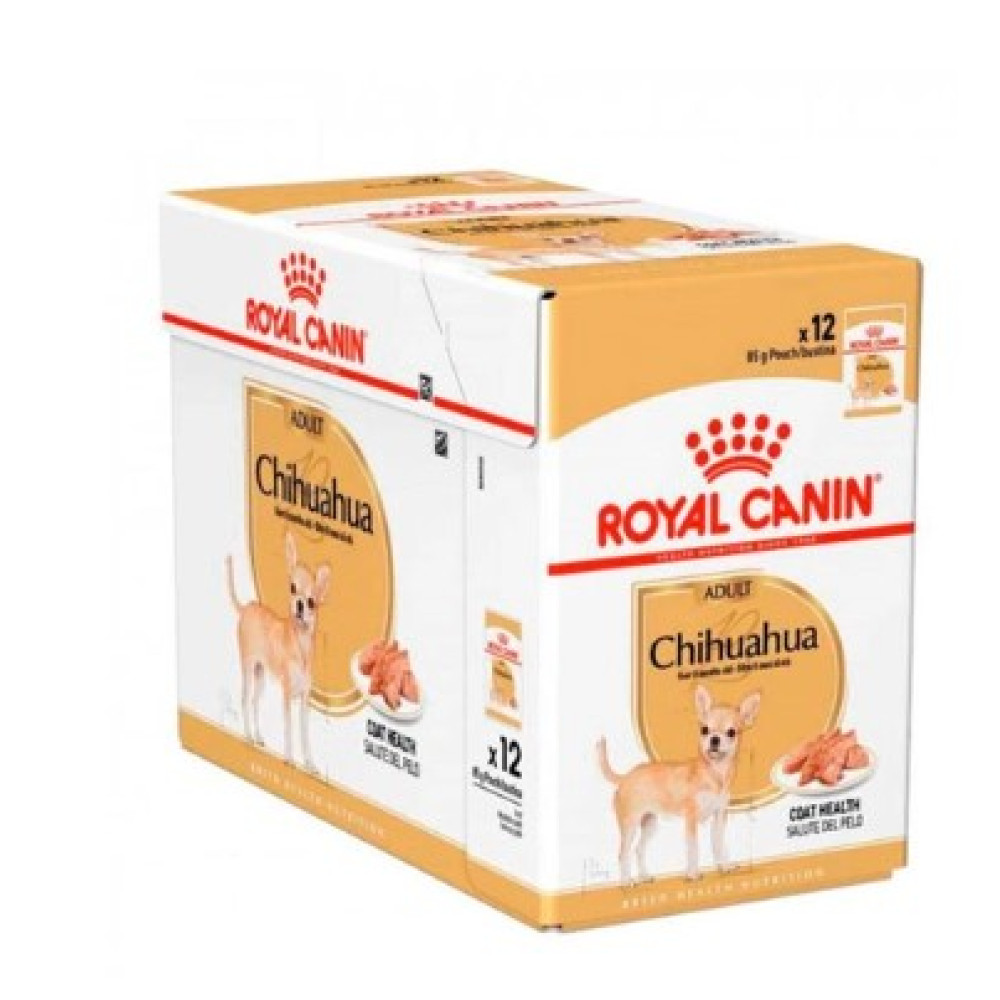 Влажный корм Royal Canin Chihuahua Adult для взрослых собак породы чихуахуа,12х85 г