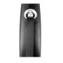 Поводок-рулетка для собак Flexi с лентой «Black Design» L 5 м / 50 кг Черная