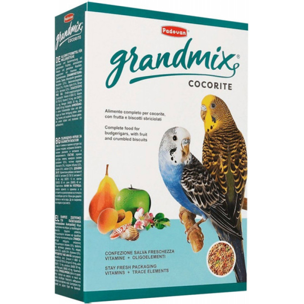 Корм для волнистых попугаев Padovan Grandmix Cocorite 400 (г)