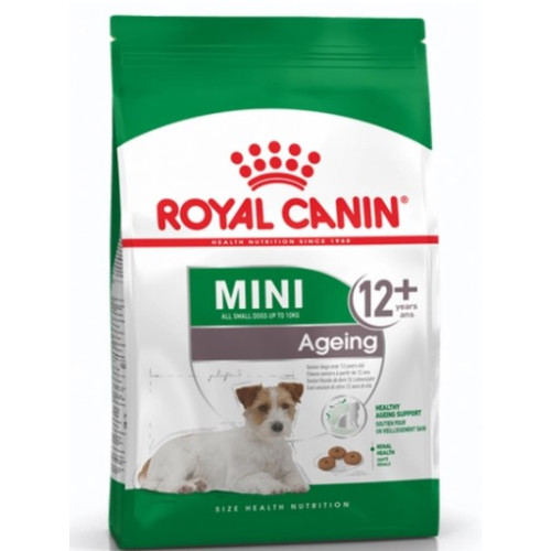 Сухий повнораціонний корм Royal Canin Mini Ageing 12+ - для собак малих порід старше 12 років, 800 г