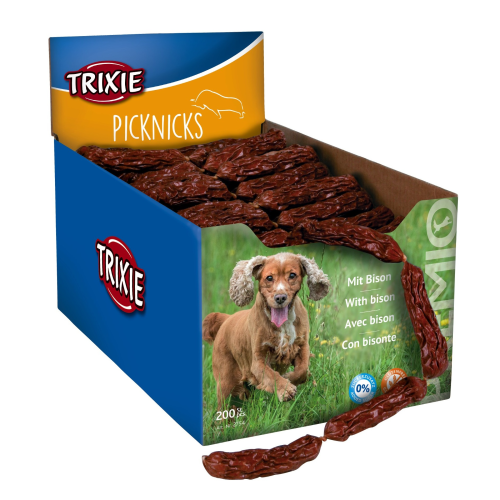 Ласощі для собак Trixie Premio Picknicks сосиски мʼясо бізона 200 шт