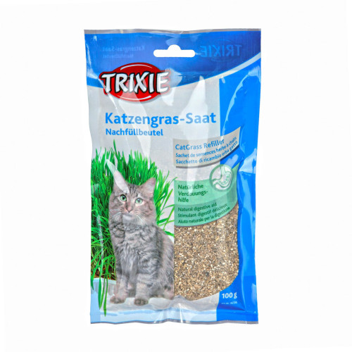 Трава для кошек Trixie семена ячменя 100 г