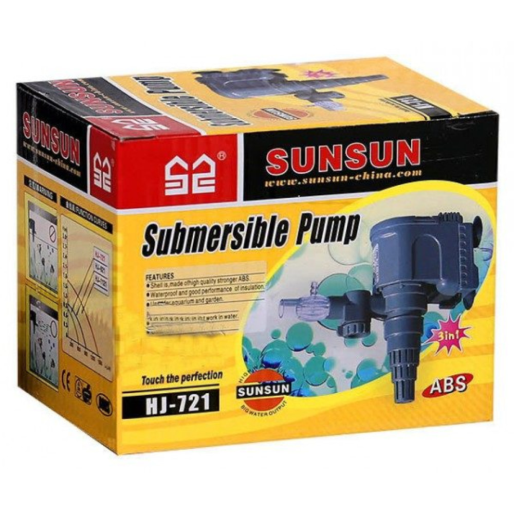 Помпа SunSun HJ-721 для аквариума до 100 л