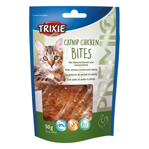 Лакомство для кошек Trixie Premio Catnip Chicken Bites курица 50 г