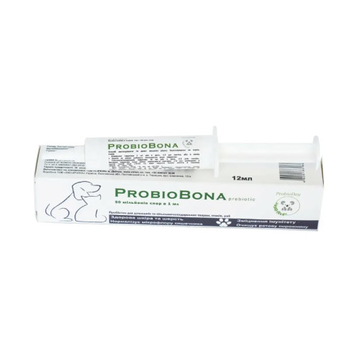 Пробіотик для тварин KRKA ProbioBona рідкий 12 мл.