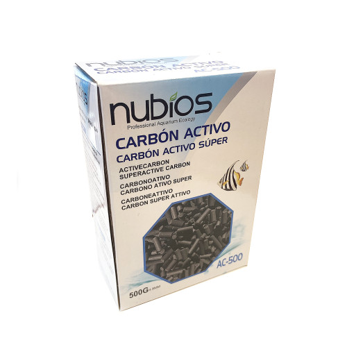 Фільтруючий матеріал для акваріумного фільтра Nubios Carbon 500 г (Активоване вугілля)