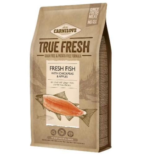 Сухий корм для дорослих собак усіх порід Carnilove True Fresh FISH for Adult dogs 4 кг (риба)