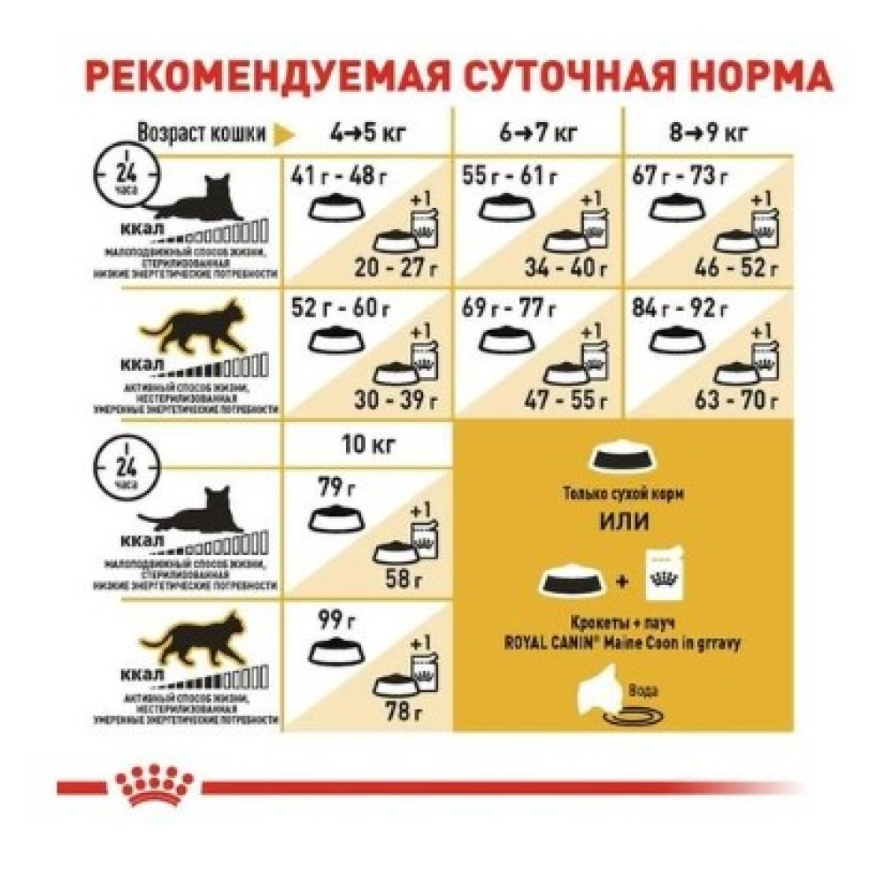 Сухой корм Royal Canin Maine Coon Adult  для взрослых кошек породы мейн кун от 15 мес. 10 (кг)