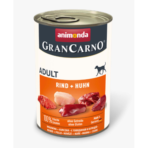 Консерва Animonda GranCarno Adult Beef + Chicken для собак, с говядиной и курицей		