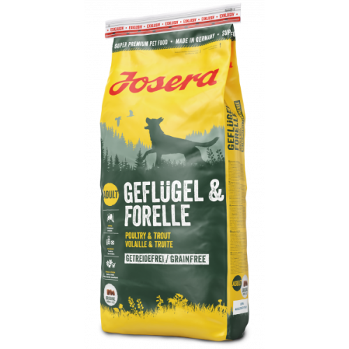 Сухой корм Josera Geflugel and Forelle для собак с птицей и форелью 15 кг