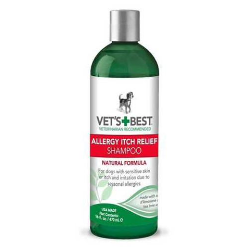 Шампунь для собак із чутливою шкірою Vet's Best Allergy Itch Relief Shampoo 470 мл