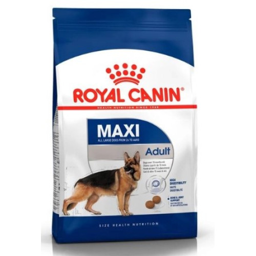 Сухой полнорационный корм Royal Canin Maxi Adult - для взрослых собак крупных пород от 15 мес
