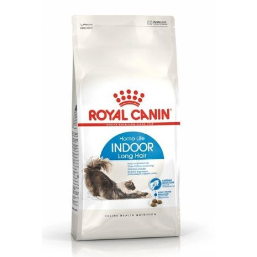 Сухой корм Royal Canin INDOOR LONG HAIR для домашних длинношерстных кошек, 2 кг