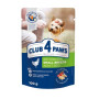 Вологий корм для дорослих собак малих порід Club 4 Paws Premium pouch 12 шт по 100 г (курка в желе)