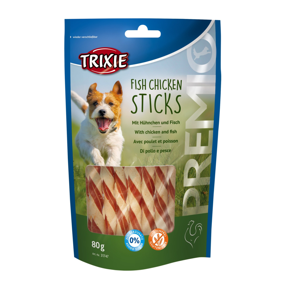 Лакомство для собак Trixie Premio Fish Chicken Sticks курица/рыба 80 г