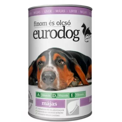  Консерва для собак EuroDog зі смаком печінки 415 (г)