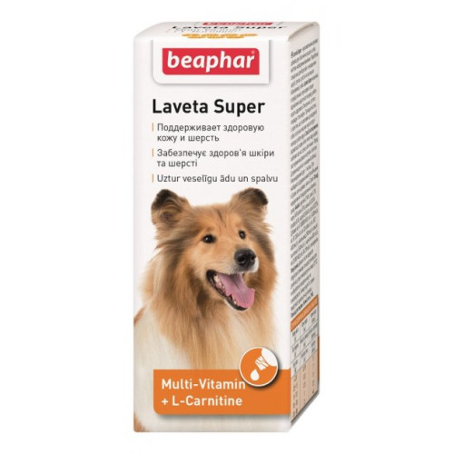 Витамины для взрослых собак Beaphar Laveta Super For Dogs 50 мл