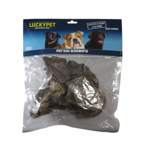 Ласощі для собак "Luсky Pet", легені 100 (г)
