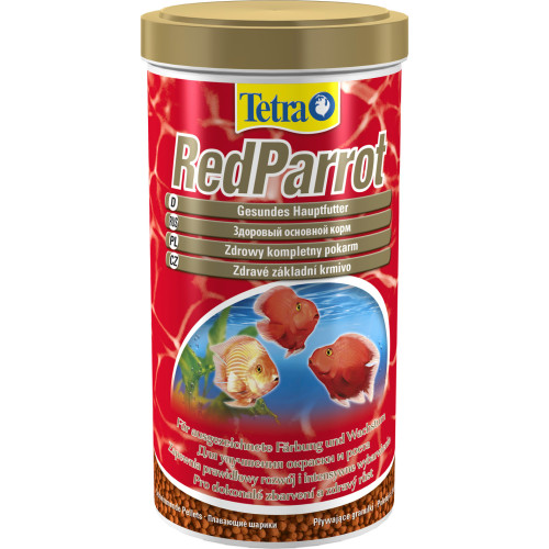Корм для красных аквариумных рыб/попугаев Tetra Red Parrot в гранулах 1 л (320 г)
