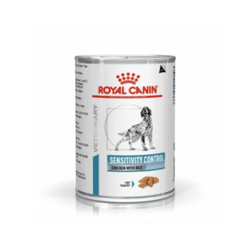 Влажный корм для собак с чувствительным пищеварением Royal Canin Sensitivity Control Canine Chicken with Rice Cans 410 г (курица)