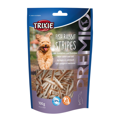 Ласощі для собак Trixie Premio Fish Rabbit Stripes кролик/риба 100 г