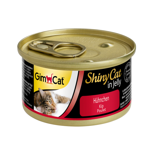 Влажный корм для кошек Gimpet ShinyCat с курицей 70 г