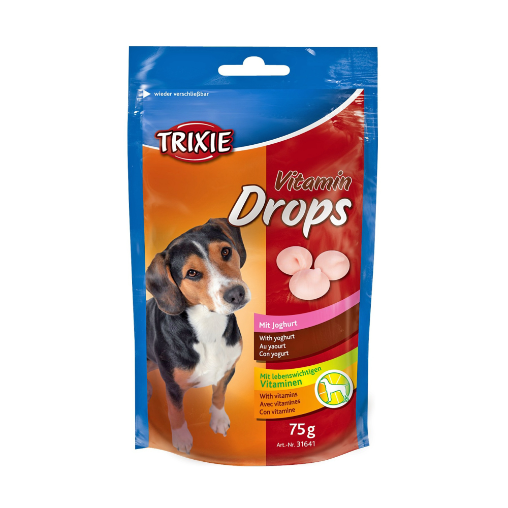Ласощі для собак Trixie Drops йогурт 75 гр
